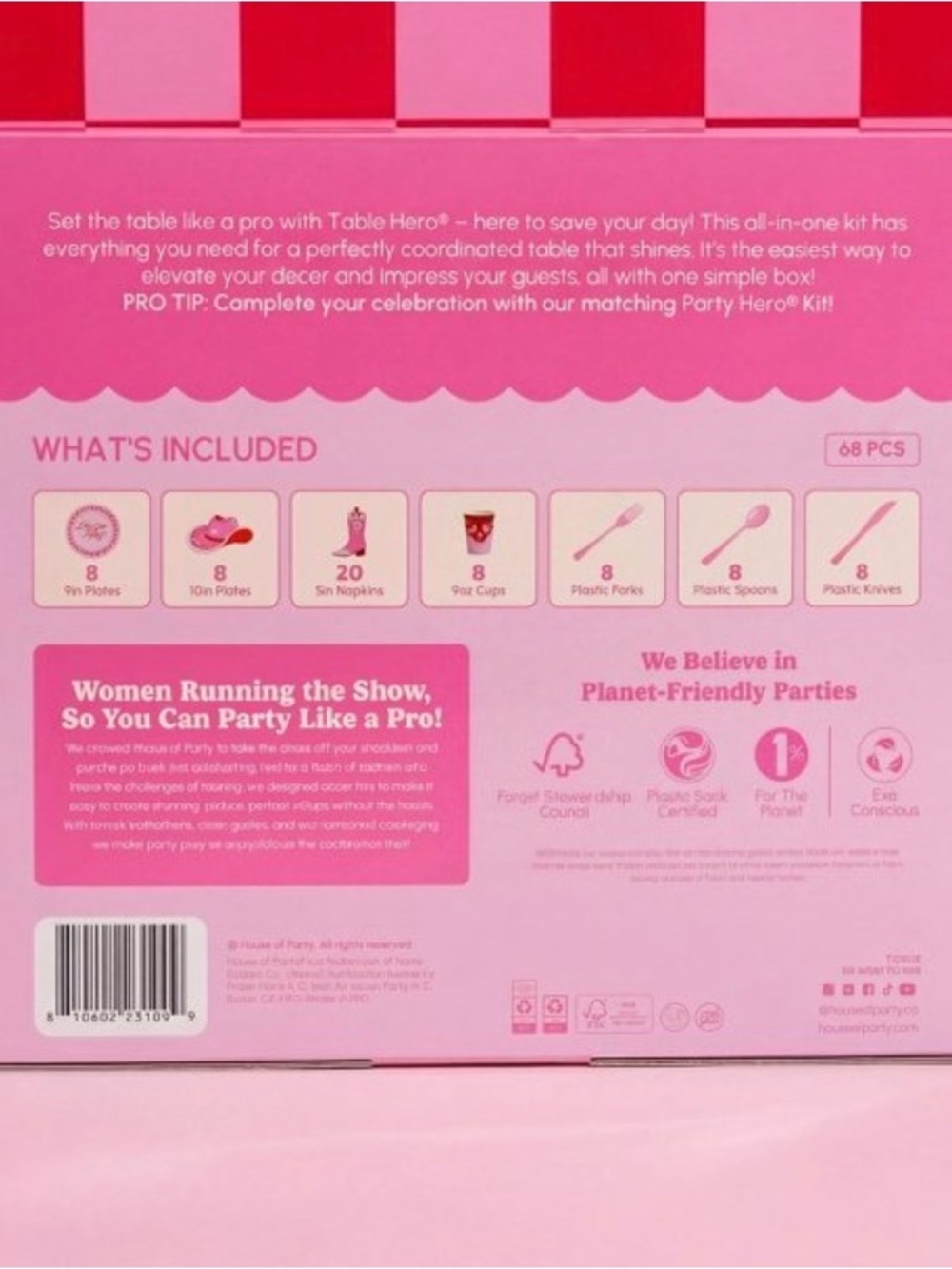 Pink All-In-One Tableware Set - Picture 3 of 3